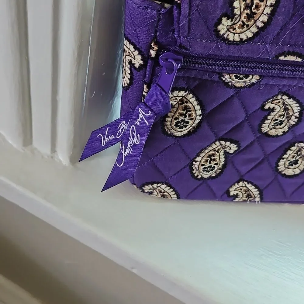 NWT Vera Bradley Paisley Quilted Shoulder Bag.